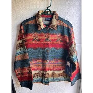 Jane Ashley Multicolor Patterned Jacket